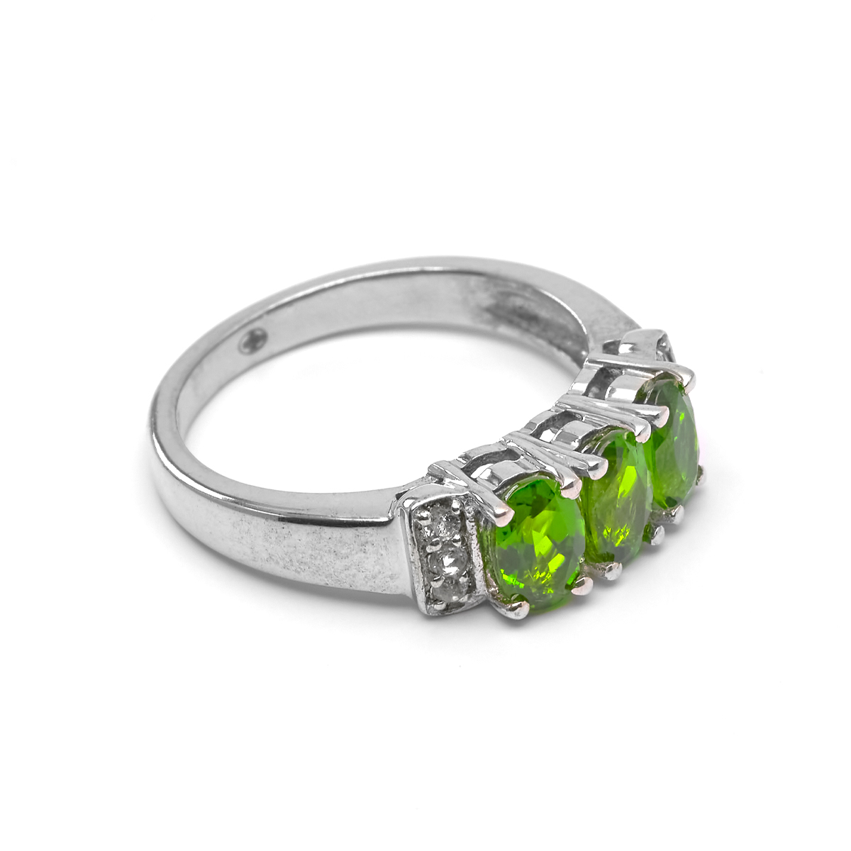 Bague diopside, topaze argent Surbhi